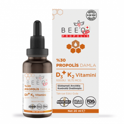 Bee'O Up Propolis D3+K2 Damla 20 ml - 1