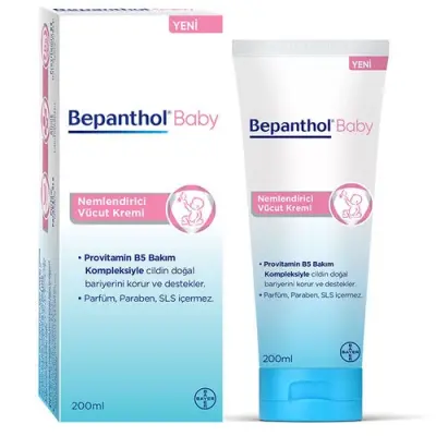 Bepanthol Baby Nemlendirici Vücut Kremi 200 ml - 1