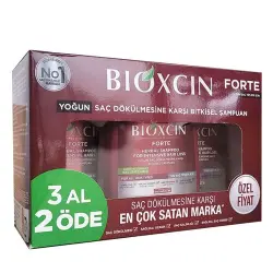 Bioxcin Forte Saç Dökülmesine Karşı Bakım Şampuanı 300 ml - 3 AL 2 ÖDE - 1