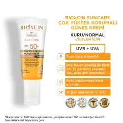 Bioxcin Sun Care Kuru Normal Ciltler İçin Güneş Kremi Spf 50+ 50 ml - 3