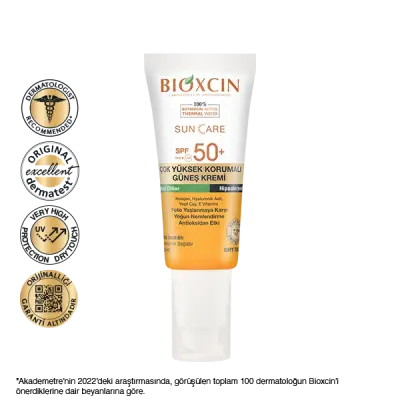 Bioxcin Sun Care Yağlı Ciltler İçin Güneş Kremi Spf 50+ 50 ml - 2