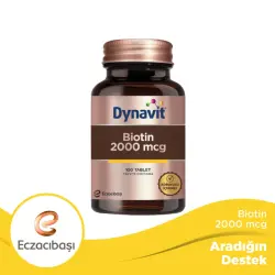 Dynavit Biotin 2000 mcg 100 Tablet - 1