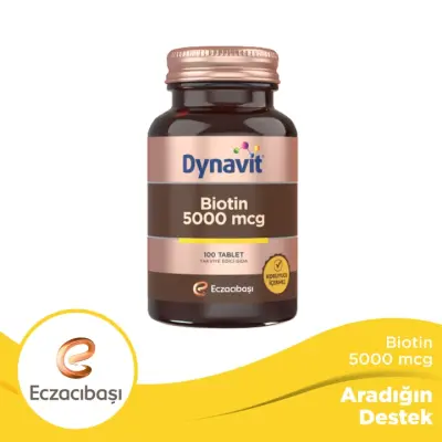 Dynavit Biotin 5000 mcg 100 Tablet - 1