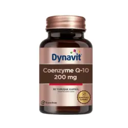 Dynavit Koenzim Q-10 200 mg 30 Yumuşak Kapsül - 1