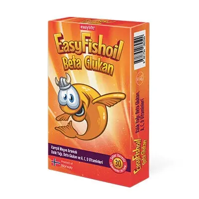 EasyFishoil Beta Glukan Çiğnenebilir 30 Jel Form - 1