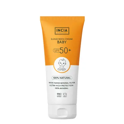 INCIA Sunscreen Bebekler İçin Yüz ve Vücut Güneş Kremi 50 ml - 1