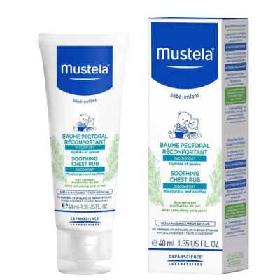 Mustela Soothing Chest Rub ( Rahatlatıcı Göğüs Balsamı ) 40 ml - 1