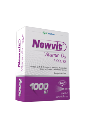 Newvit Vitamin D3 1000 IU Sprey / Damla - 1