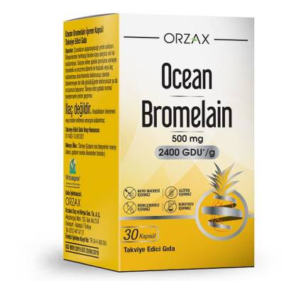 Orzax Ocean Bromelain 30 Kapsül - 1