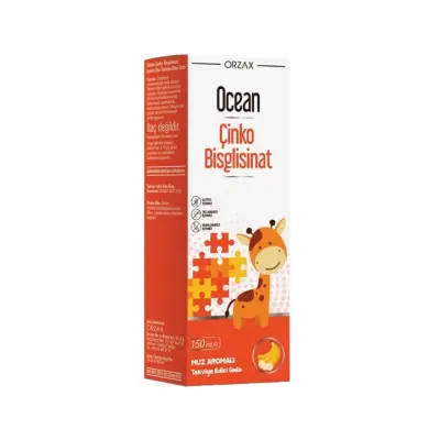 Orzax Ocean Çinko Bisglisinat Muz Aromalı 150 ml - 1