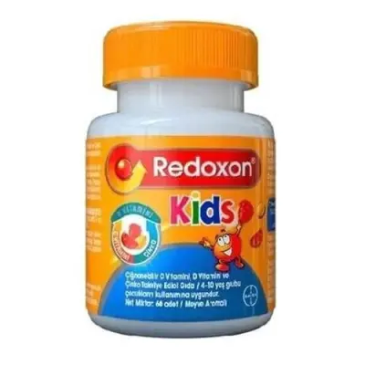 Redoxon Kids C Vitamini D Vitamini Çinko İçeren Çiğnenebilir Tablet 60 Adet - 1