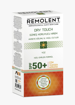 Remolent Dry Touch Akneye Eğilimli ve Yağlı Ciltler İçin Spf50+ Güneş Kremi 75 Ml - 1