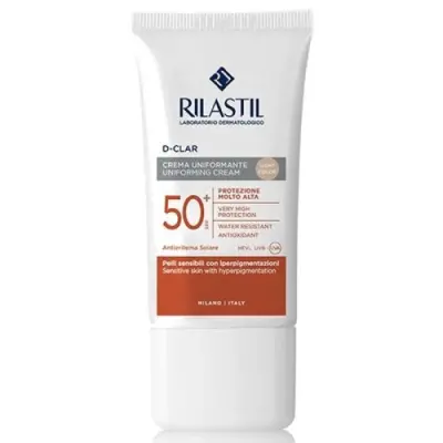 Rilastil D-Clar Leke Karşıtı Yüz Güneş Koruyucu Krem Spf50+ 50 ml - Light - 1