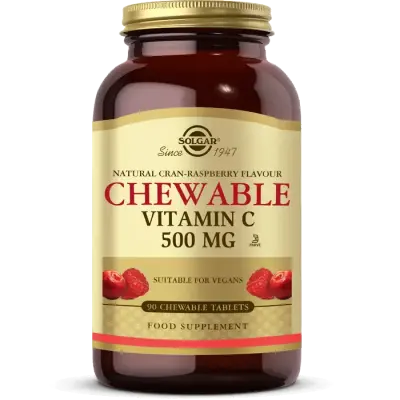 Solgar Chewable Vitamin C 500 mg 90 Çiğnenebilir Tablet - 1