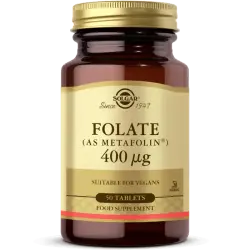 Solgar Folate 400 Mcg 50 Tablet - 1