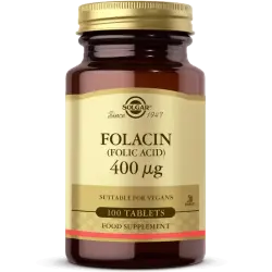 Solgar Folik Asit ( FOLACIN ) 400 Mcg 100 Tablet - 1