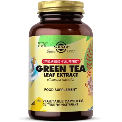 Solgar Green Tea Leaf Extract 60 Kapsül - 1