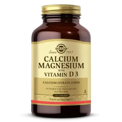 Solgar Kalsiyum Magnezyum Vitamin D3 150 Tablet - 1