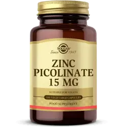 Solgar Zinc Picolinate 15 mg 100 Kapsül - 1