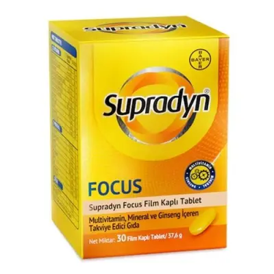 Supradyn Energy Focus 30 Film Kaplı Tablet - 1