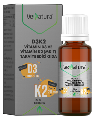 Venatura D3K2 Menaquınon 20 Ml Damla - 1