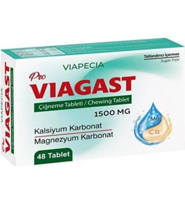 Viapecia Pro Vıagast 48 Çiğneme Tablet - 1