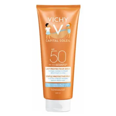 Vichy Capital Soleil SPF 50+ Çocuklar İçin Yüz ve Vücut Güneş Sütü 300 ml - 1