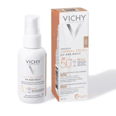 Vichy Capital Soleil UV Yaşlanma Karşıtı Güneş Kremi SPF 50 40 ml - Renkli - 1