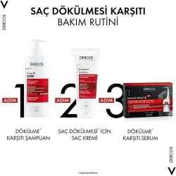 Vichy Dercos Energising Saç Dökülmesine Karşı Şampuan 400 ml - 3